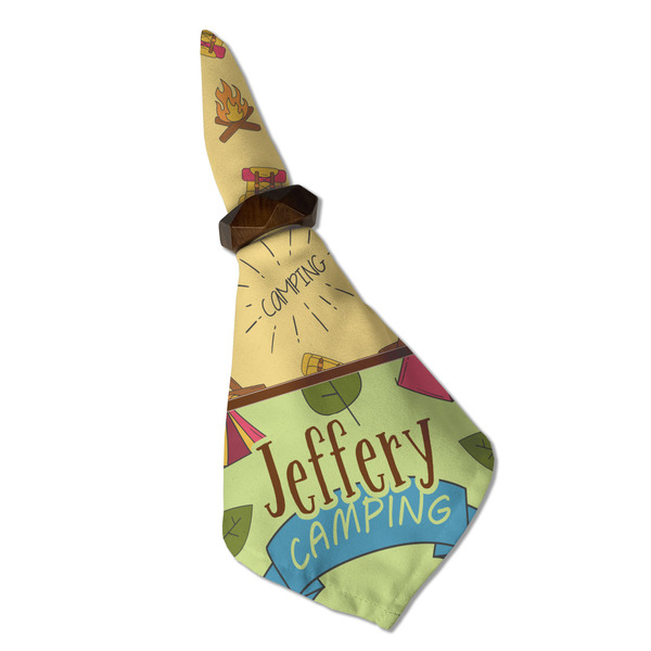 Summer Camping Cloth Napkins - Personalized Dinner (Folded in Ring) (MAIN)