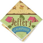 Summer Camping Cloth Napkin w/ Name or Text