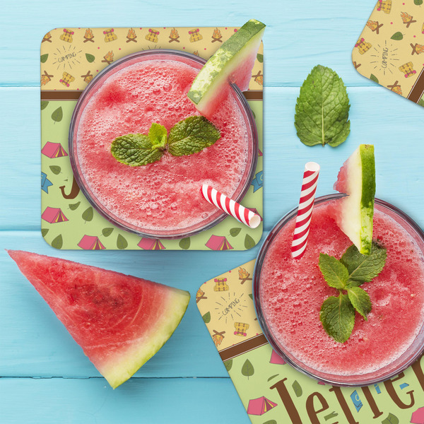 Summer Camping Coaster Set - LIFESTYLE