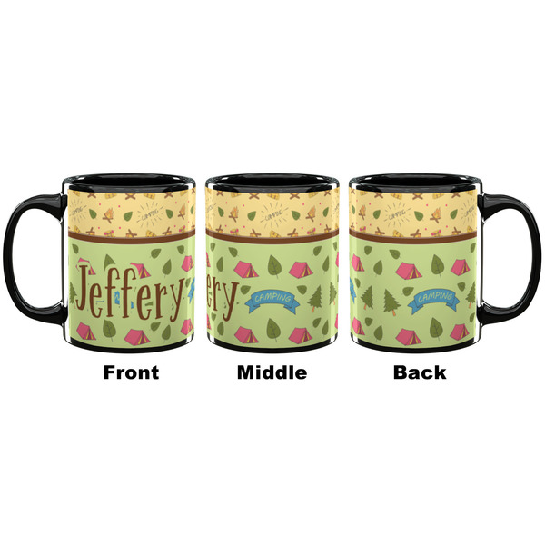 Summer Camping Coffee Mug - 11 oz - Black APPROVAL