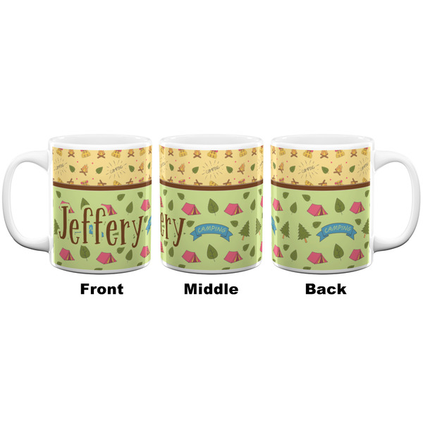 Summer Camping Coffee Mug - 11 oz - White APPROVAL
