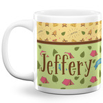 Summer Camping 20 Oz Coffee Mug - White (Personalized)