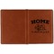 Summer Camping Cognac Leather Passport Holder Outside Single Sided - Apvl