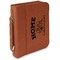 Summer Camping Cognac Leatherette Bible Covers with Handle & Zipper - Main