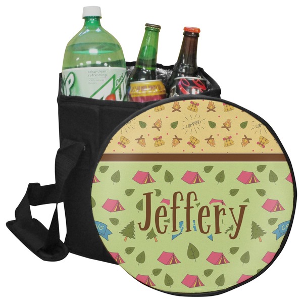 Custom Summer Camping Collapsible Cooler & Seat (Personalized)