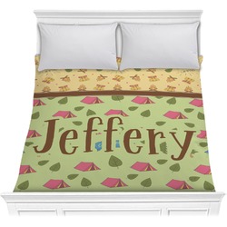 Summer Camping Comforter - Full / Queen (Personalized)
