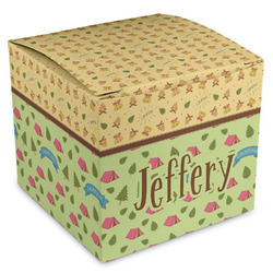 Summer Camping Cube Favor Gift Boxes (Personalized)