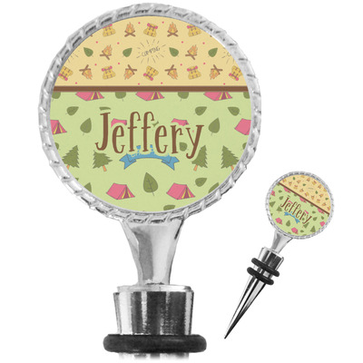 Summer Camping Wine Bottle Stopper (Personalized)