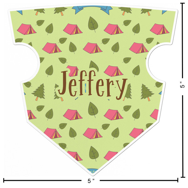 Summer Camping Custom Shape Iron On Patches - L - APPROVAL