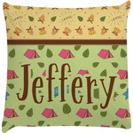 Summer Camping Decorative Pillow Case (Personalized)