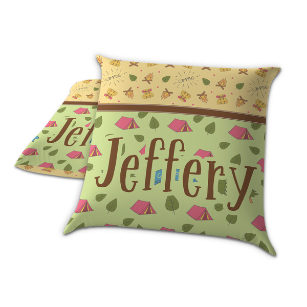 Summer Camping Decorative Pillow Case - TWO