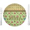 Summer Camping 10" Glass Lunch / Dinner Plates - Single or Set (Personalized)