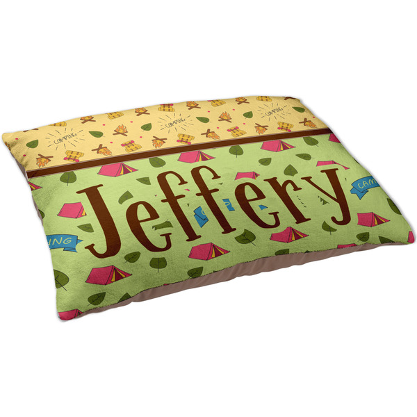 Summer Camping Dog Bed - Large