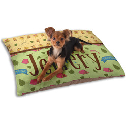 Summer Camping Dog Bed - Small w/ Name or Text