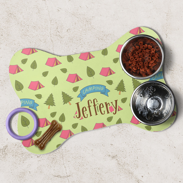 Summer Camping Dog Bone Shaped Mat Lifestyle