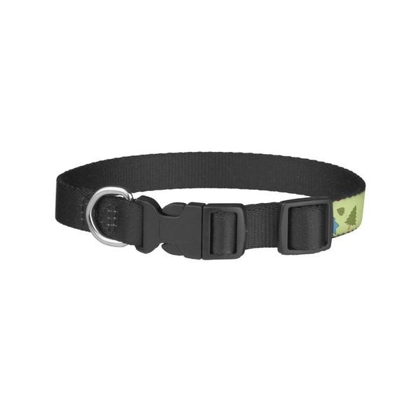 Summer Camping Dog Collar - Small - Back