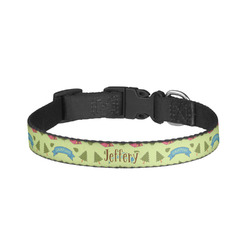 Summer Camping Dog Collar - Small (Personalized)