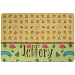 Summer Camping Dog Food Mat w/ Name or Text