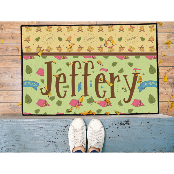 Summer Camping Door Mat - LIFESTYLE (Med)