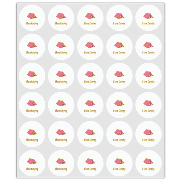 Summer Camping Drink Topper - XSmall - Set of 30