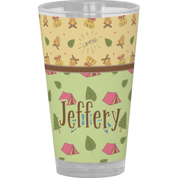 Custom Summer Camping Pint Glass - Full Color (Personalized)