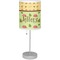 Summer Camping Drum Lampshade with base included