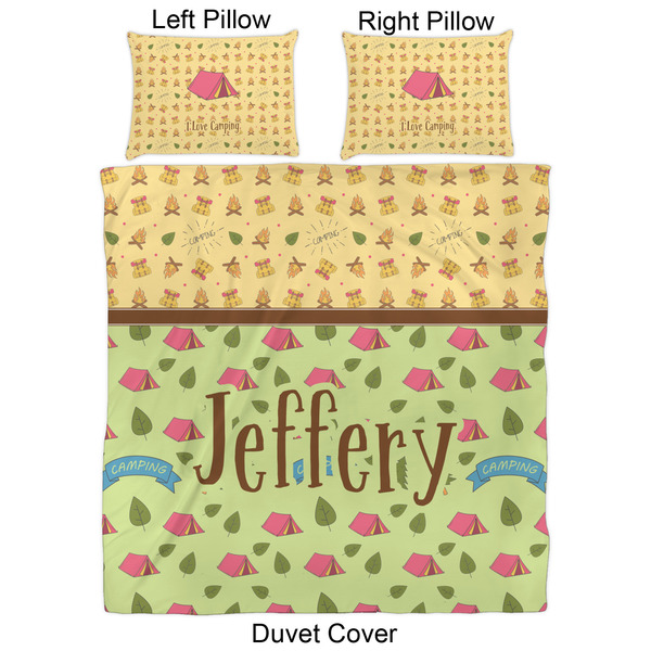 Summer Camping Duvet Cover Set - Queen - Approval