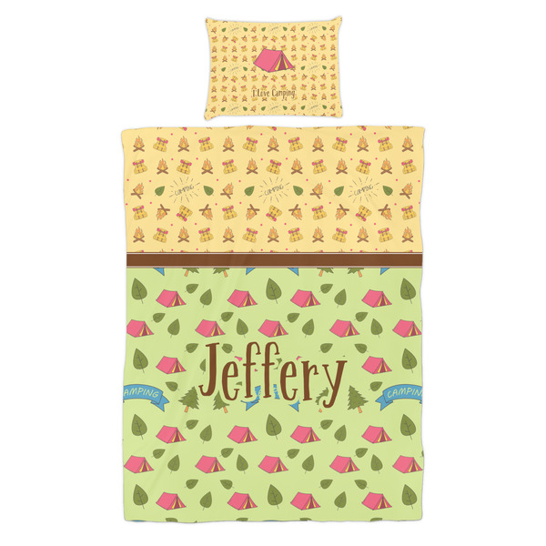 Summer Camping Duvet Cover Set - Twin - Alt Approval