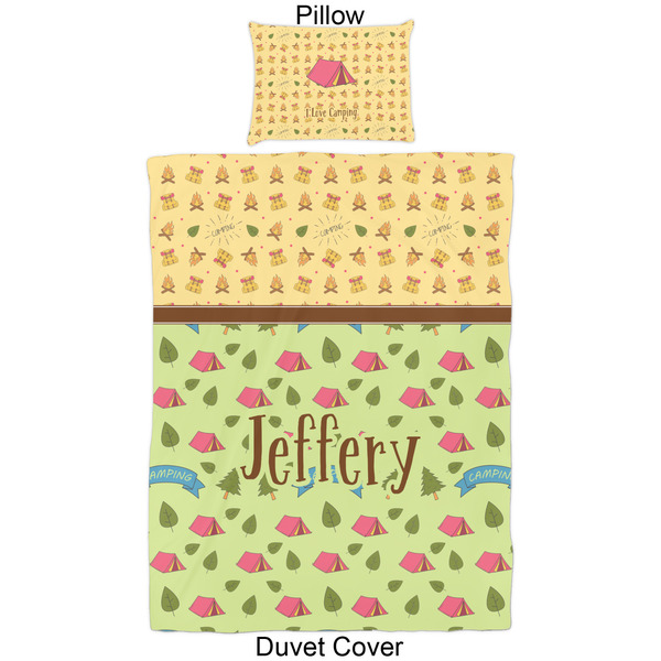 Summer Camping Duvet Cover Set - Twin - Approval