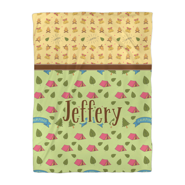 Summer Camping Duvet Cover - Twin XL - Front