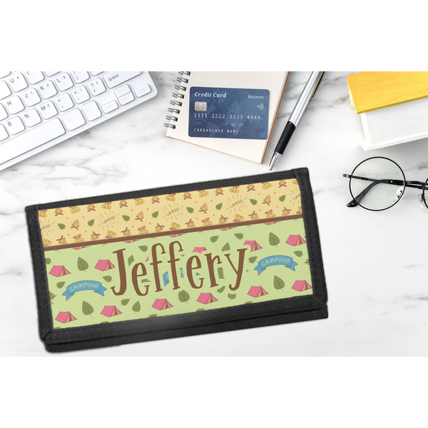 Summer Camping DyeTrans Checkbook Cover - LIFESTYLE