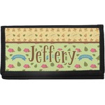 Summer Camping Canvas Checkbook Cover (Personalized)