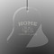 Summer Camping Engraved Glass Ornament - Bell