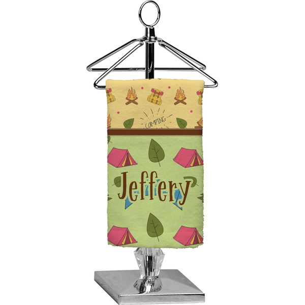 Custom Summer Camping Finger Tip Towel - Full Print (Personalized)