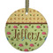 Summer Camping Frosted Glass Ornament - Round