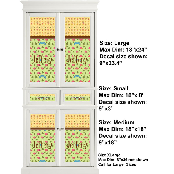 Summer Camping Full Cabinet (Show Sizes)