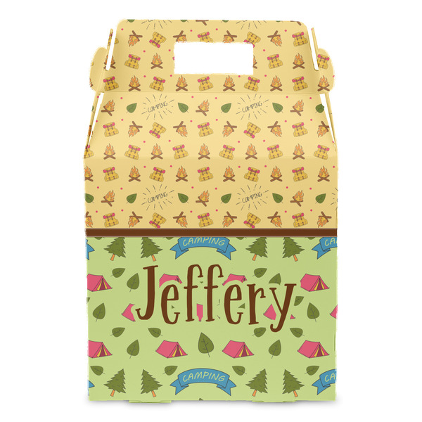Summer Camping Gable Favor Box - Front