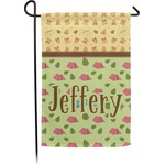 Summer Camping Small Garden Flag - Double Sided w/ Name or Text