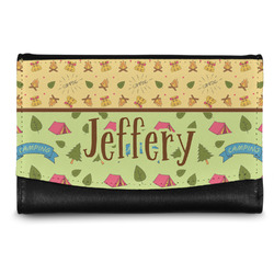 Summer Camping Genuine Leather Women's Wallet - Small (Personalized)
