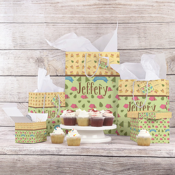 Summer Camping Gift Bags - In Context