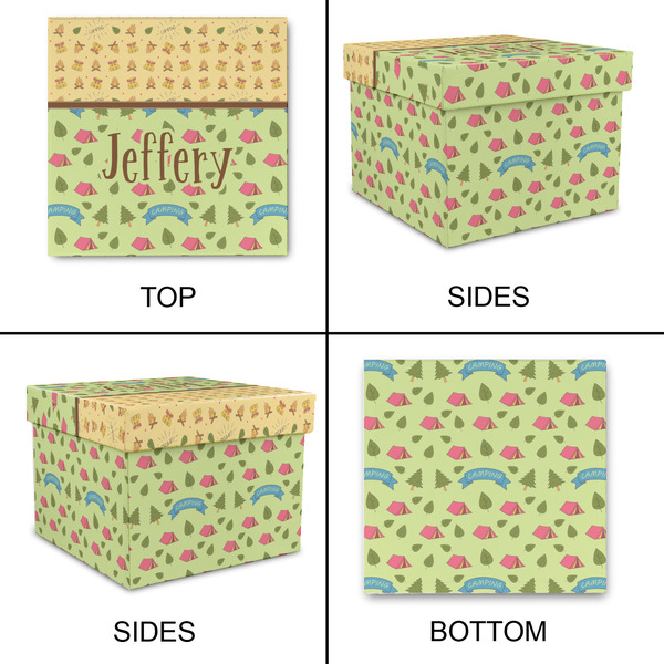 Summer Camping Gift Boxes with Lid - Canvas Wrapped - X-Large - Approval