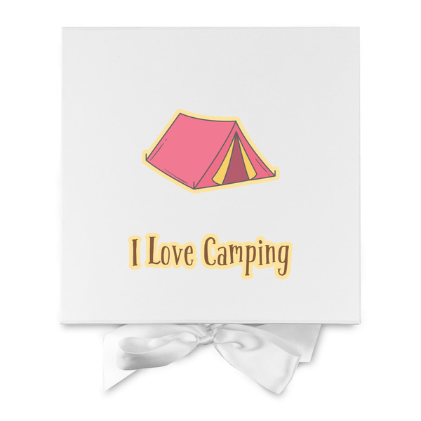 Summer Camping Gift Boxes with Magnetic Lid - White - Approval