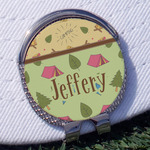 Summer Camping Golf Ball Marker - Hat Clip