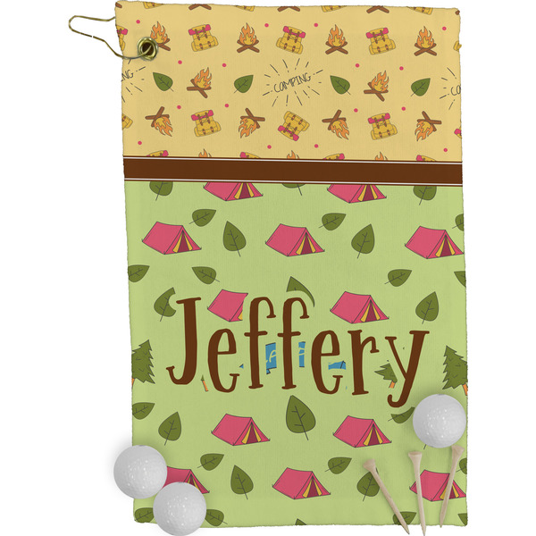 Summer Camping Golf Towel (Personalized)