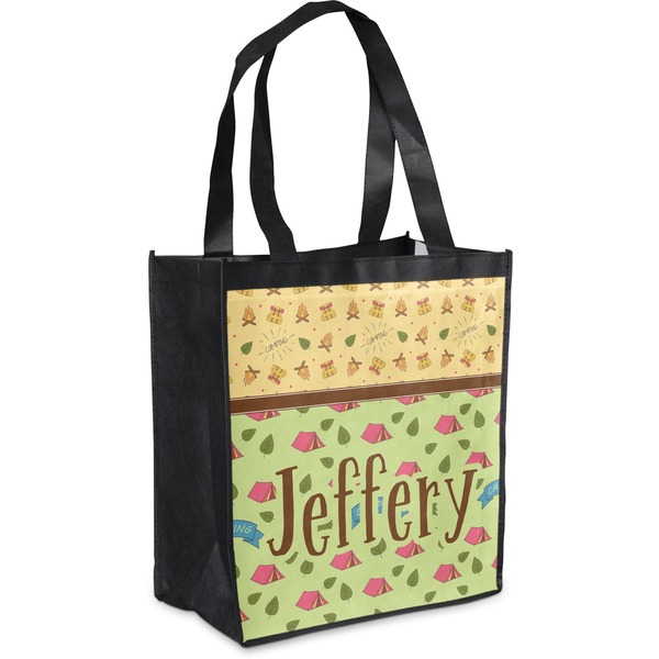 Custom Summer Camping Grocery Bag (Personalized)
