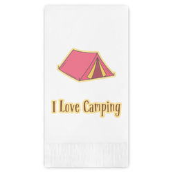 Summer Camping Guest Napkins - Full Color - Embossed Edge (Personalized)