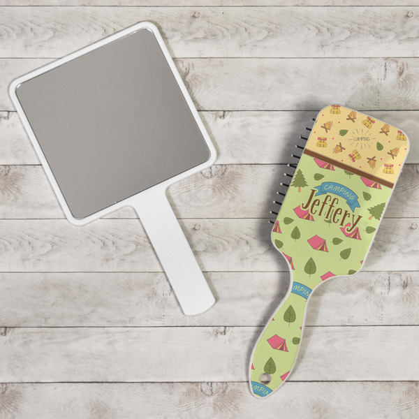 Summer Camping Hair Brush - In Context