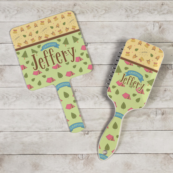 Summer Camping Hand Mirrors - In Context