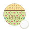 Summer Camping Printed Cookie Topper - 2.15" (Personalized)