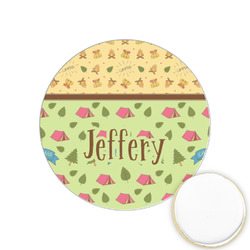 Summer Camping Printed Cookie Topper - 1.25" (Personalized)